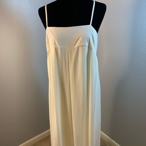 NWT - Cream Slip Flow Dress